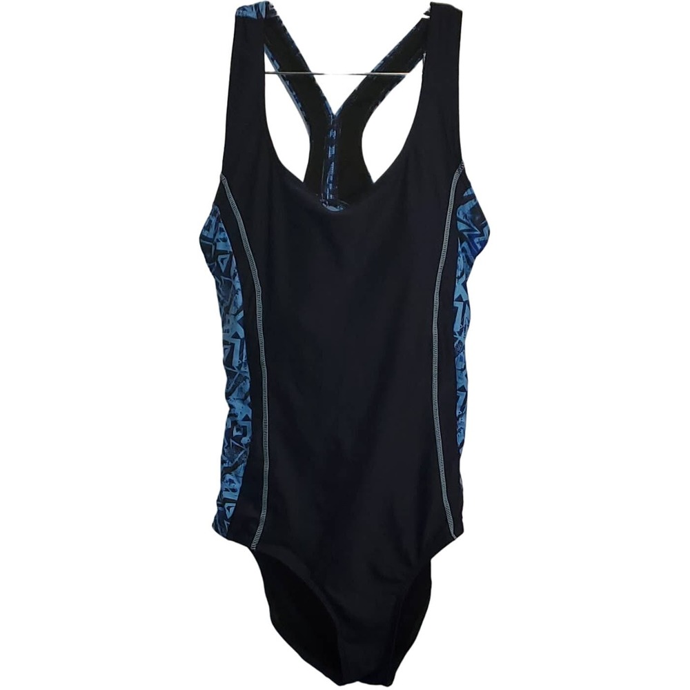 Fashion World Women's Royal Blue One Piece Swimsuit  Size XL